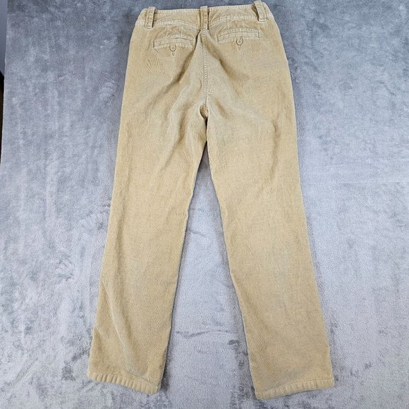 Talbots Pants Women's 8 Beige Corduroy Stretch Casual Office‎ Wear Comfort - Picture 2 of 11